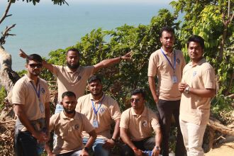 Alphatek team at Himchori Hill Cox's Bazar Bangladesh